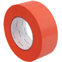Poly Tape With Pinked Edges, 72mm X 55m, Red, 1 Roll