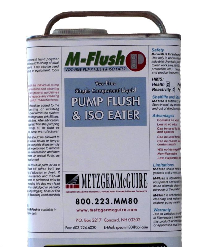 Metzger/ McGuire, M,Flush Dual Pump Flush, Size 1 Gallon