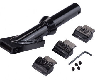 Ultra HD Angle Shank with Removable Carbide Tip, 2" Ultra HD shank, 3 carbide tips, set screws and tool