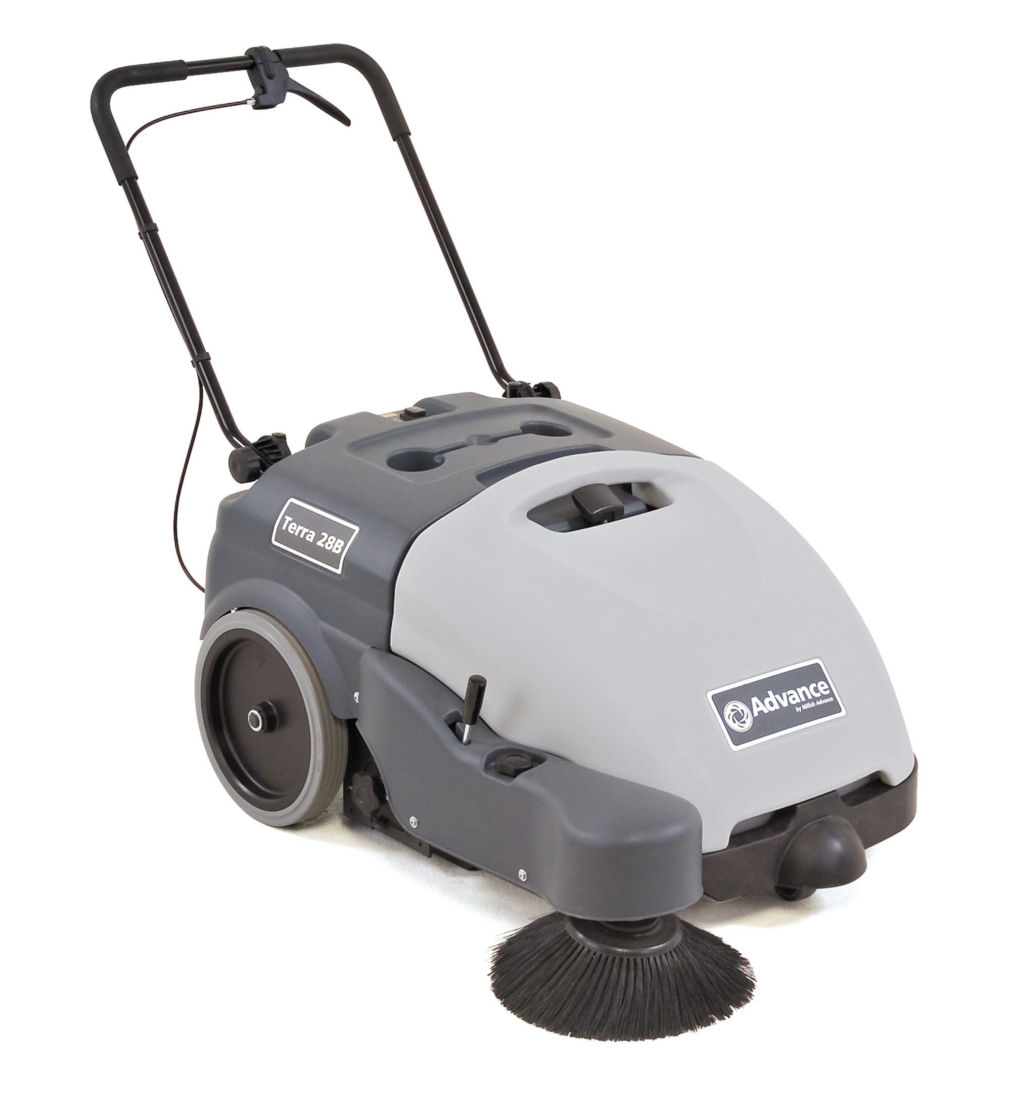 Nilfisk-Advance, Terra 28B Walk, Behind Sweeper