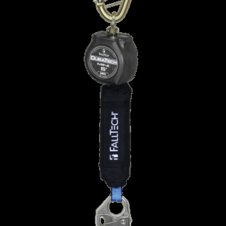 Falltech, Mini Carabiner, Single Leg, Steel Snap Hook, 6'