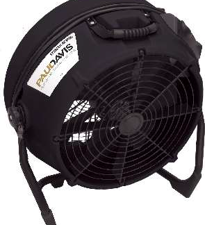 Dri-Eaz F568-blk Paul Davis Logo Black Stealth