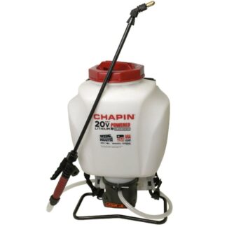 Chapin, Sprayer, Cordless, 4 Gallons, Wide Mouth Back Pack, Powered by 20V Lithium-ion Decker Battery