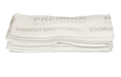 Contec Premira Microfiber Mop Pads, 5" x 11", Sold Per Pack (20 Per Pack, 12 Packs Per Case)