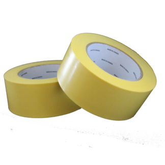 RaptorGrip, Poly Tape With Pinked Edges, 48mm X 55m, White, 24 Rolls Per Case