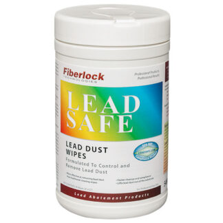 Fiberlock, Lead Wipes, Lead Safe Wipes, 8" X 12", (90) Wipes per Canister