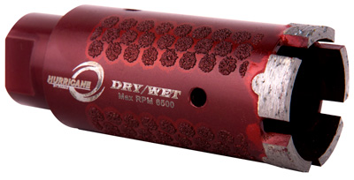 Hurricane, Dry Core Bit, 1-1/4"