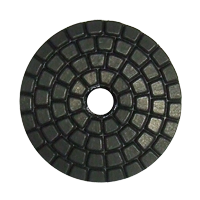 Alpha, Ceramica Buff Black, GP4Black, 4" Diamond Pad