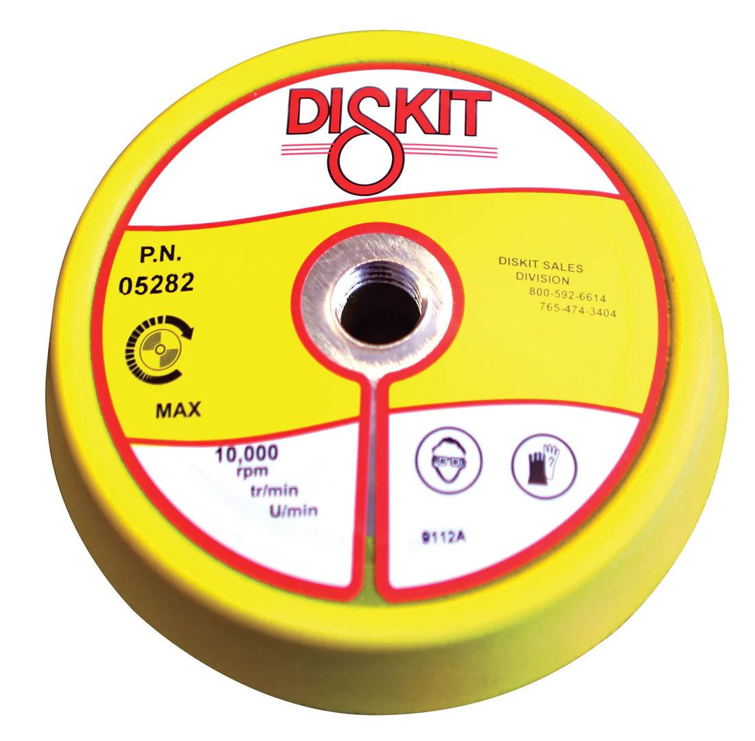 Perry Foam, Diskit PSA Back Up Pad, 5282, 5", 5/8-11