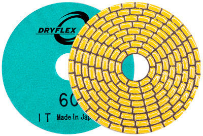 Diamax, Dryflex Polishing Pad, 3000 Grit, PDH43000B, 4" Polishing Pad