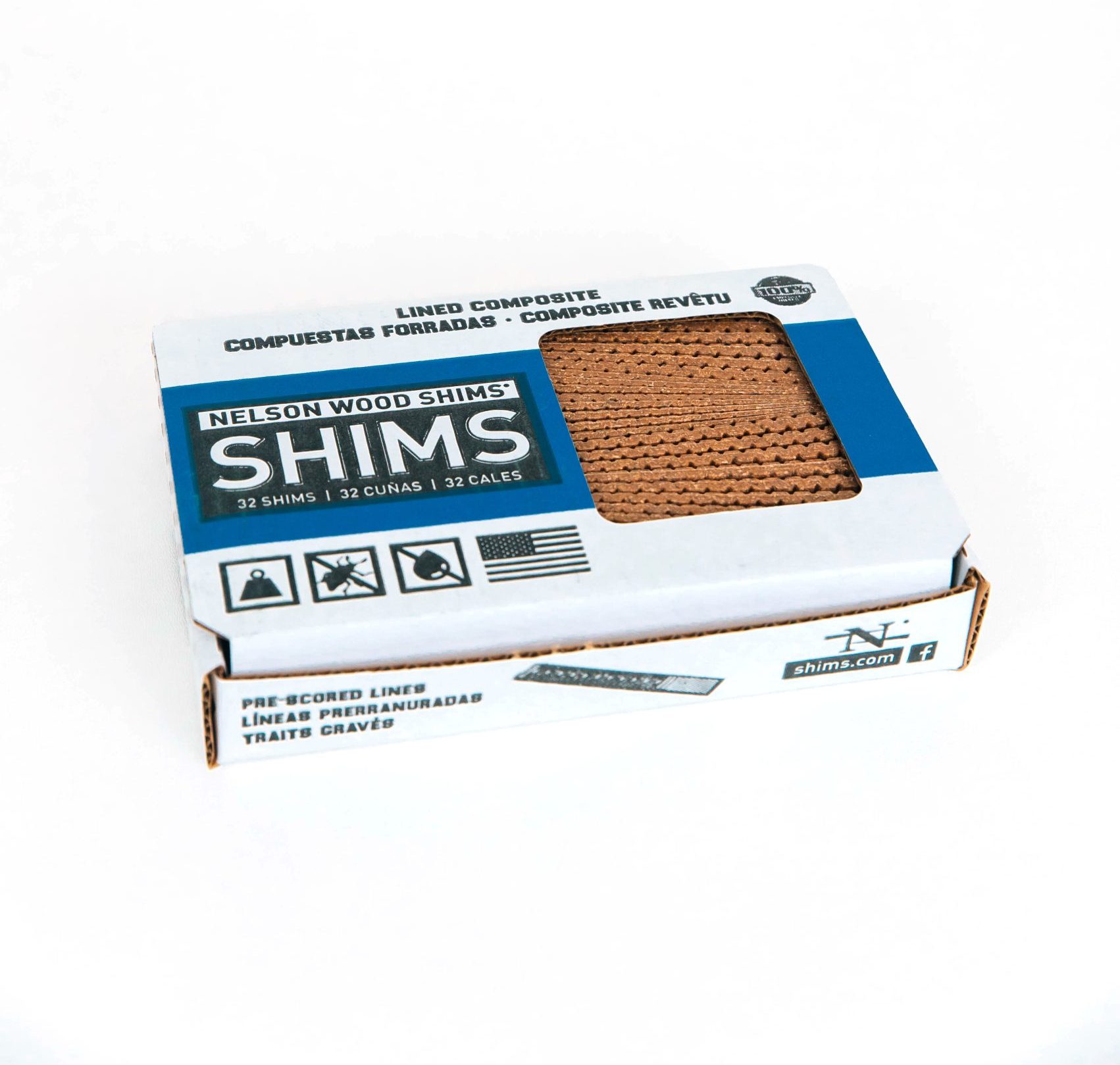 Nelson, Composite Shims, 8"