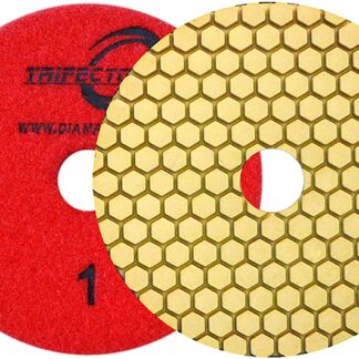 Diamax, Trifecto 3-Step Wet Pad #1, P3D41, 4" Diamond Pad