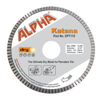 Alpha, Katana Blade, 4.5"