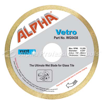 Alpha, Vetro Blade, 4-3/8"
