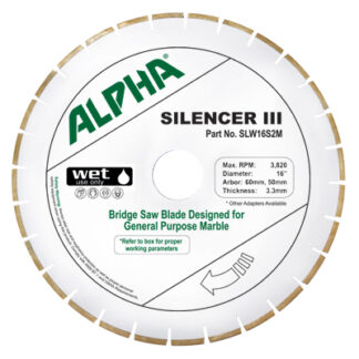 Alpha, Silencer III Marble Blade, 16"