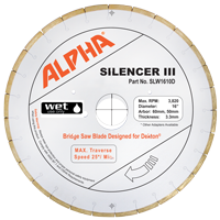 Alpha, Silencer III Blade, Dekton, 16"