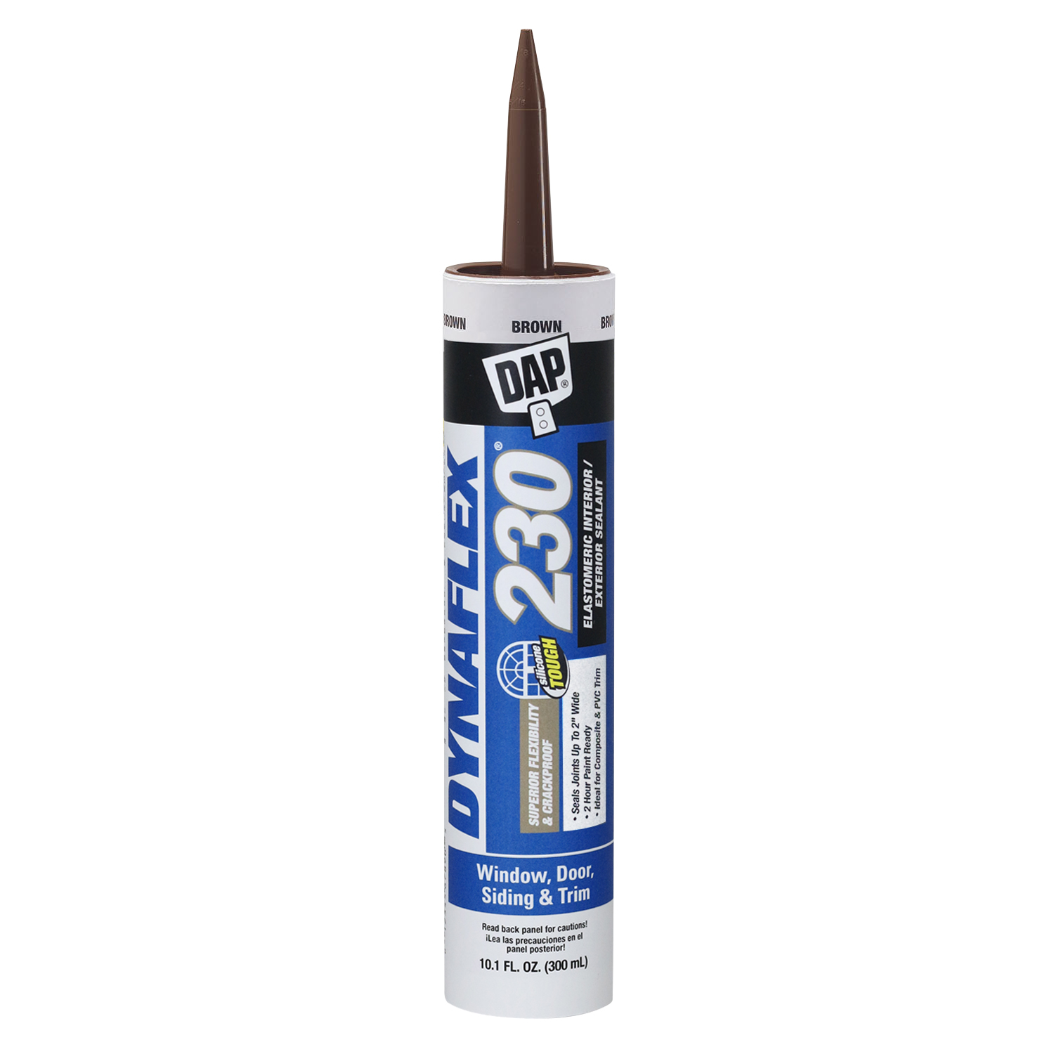 Dap, Premium Indoor/Outdoor Sealant, Dynaflex, Gray, 10.1 oz.