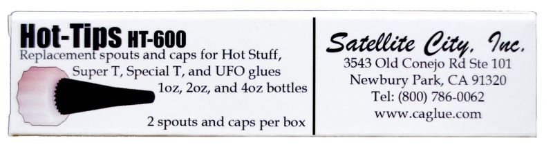 Hot Tips, Spout and Cap, 2 Per Box
