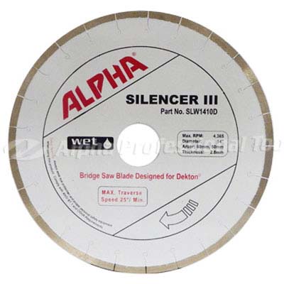 Alpha, Dekton Silencer Blade, 14"