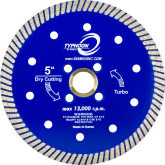 Diamax, Cyclone Typhoon Turbo Blade Arbor, 6"