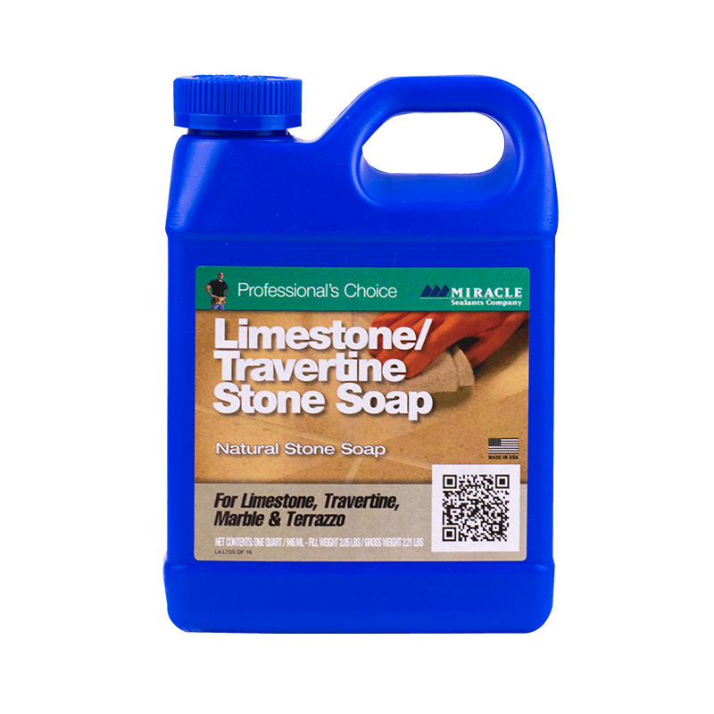 Miracle Sealants, Limestone & Travertine Stone Soap, 1 Quart