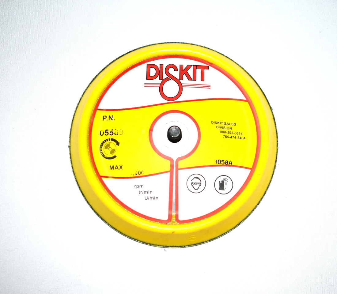 Perry Foam, Diskit Backup Pad, Hook, Slant, 5", M-8