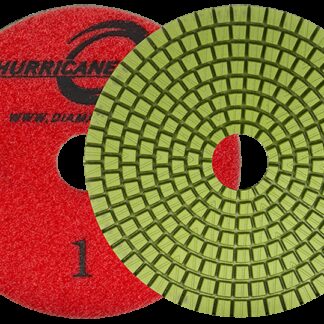 Diamax, Hurricane 3-Step Diamond Wet Pad #0, PD4F40, 4"
