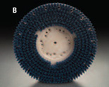 17" Clean Grit Brush With 5"