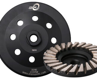 Diamax, Turbo Cup Wheel, Cyclone, Coarse, 4"