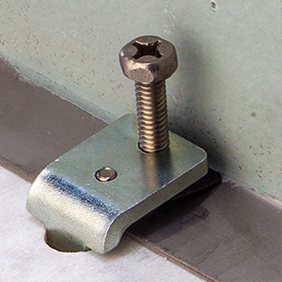 Go Clips, Slot Based Sink Anchor, Heavy Duty, Dual Use Deep Slots, 10mm, 1/8"