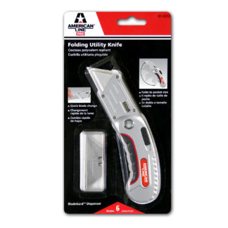 Accutec, Folding Utility Knife, 5 Blades