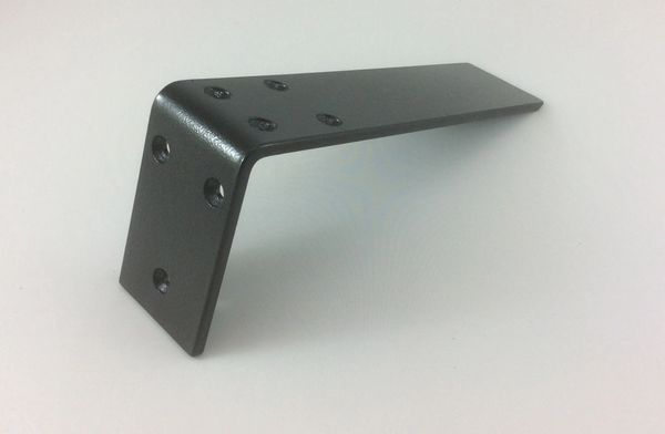 Overhang Support Bracket, L-Shape, Knee Wall Top End Bracket, 1/4" x 2-1/2" x 15"