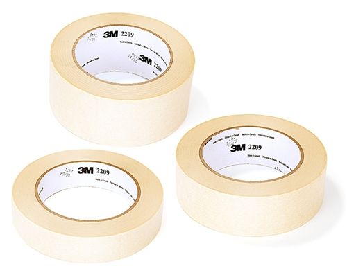 3M, Masking Tape, 5.1mm, 1.41"x 180', Tan
