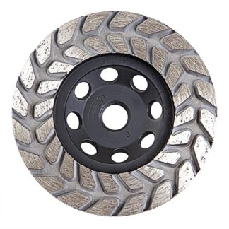 Stone Plus, Victor Turbo Cup Wheel, Aluminum, Coarse, 4"