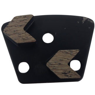 Stonecrete, Arrow Aggressive Coat Removal, 3.9mm Holes, 16 Grit, Left
