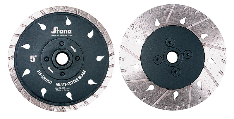 Stone, Multi-Cutter Turbo Blade, 5"