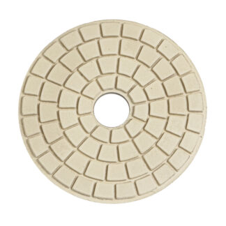Stone, Wet Polishing Pad, White Buff, 4"