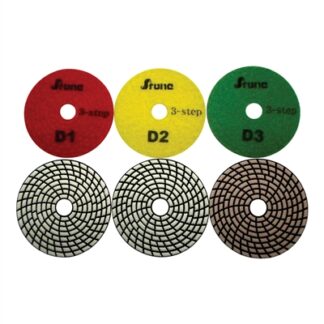 Stone, 3-Step Dry Polishing Pad, Step 3, 4"