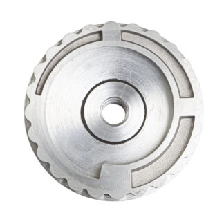 Stone, Snail Lock Back-Up Pad, Aluminum, 4"