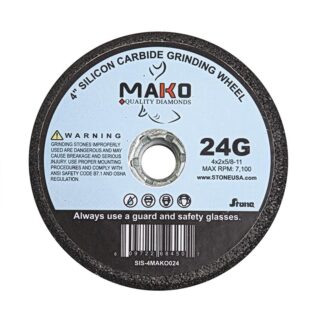Mako, Stone Silicone Carbide, 24G, 4" x 2"
