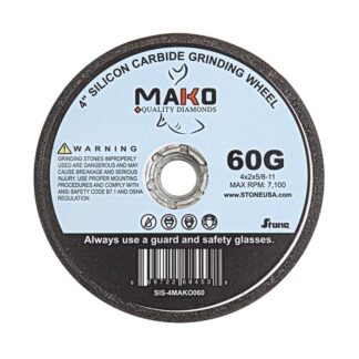 Mako, Stone Silicone Carbide, 60G, 4" x 2"