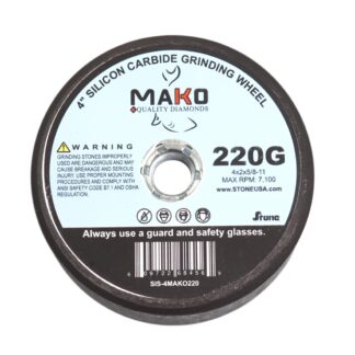 Mako, Stone Silicone Carbide, 220G, 4" x 2"