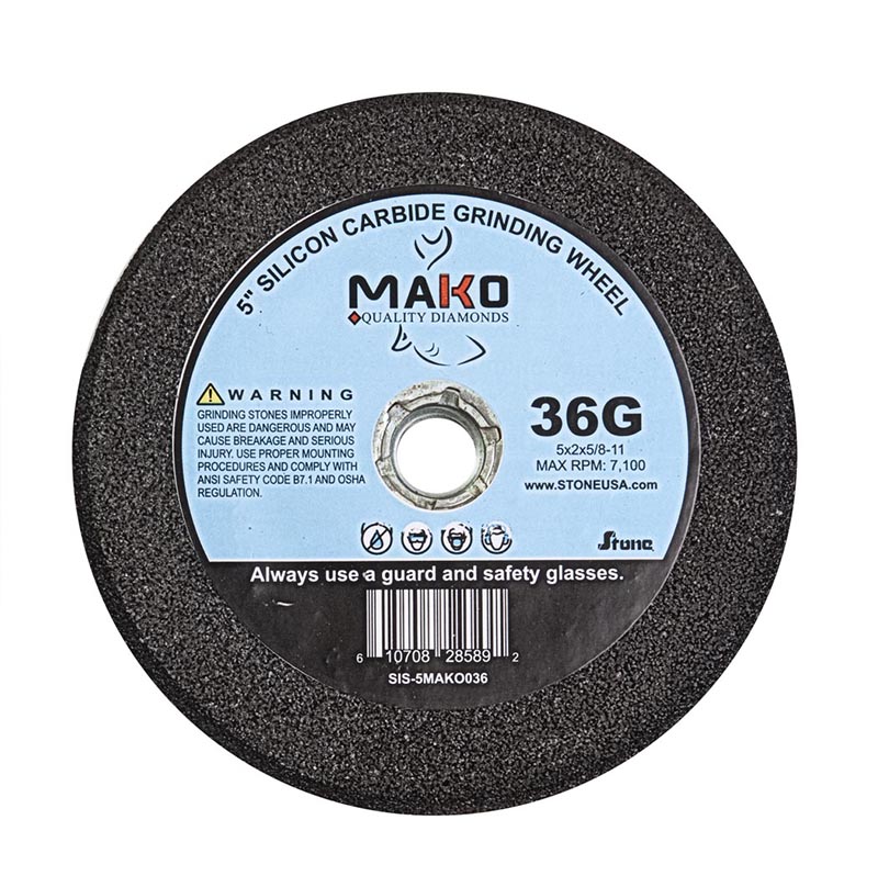 Mako, Stone Silicon Carbide, 36G, 5" x 2"