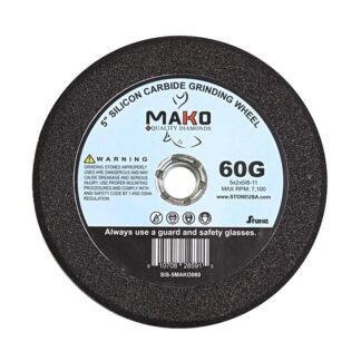 Mako, Stone Silicon Carbide, 60G, 5" x 2"