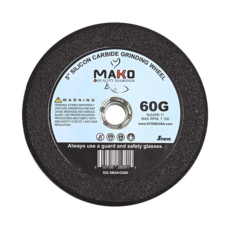 Mako, Stone Silicon Carbide, 60G, 5" x 2"