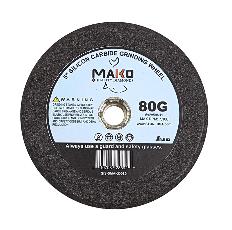 Mako, Stone Silicon Carbide, 80G, 5" x 2"