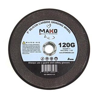 Mako, Stone Silicon Carbide, 120G, 5" x 2"