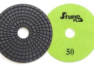 Stone Plus, Wet Polishing Pad, 1500G, 4" Pad
