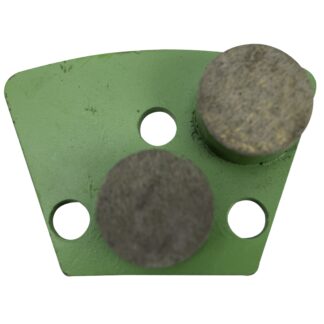 Trapezoid Round Segments Aggressive Coat Removal, 3.9mm Holes, Grit 120