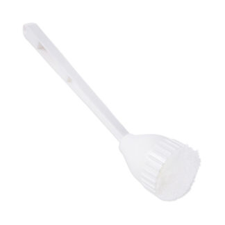 Boardwalk Cone Toilet Bowl Mop, 10″ Handle, 2″ Mop Head, White